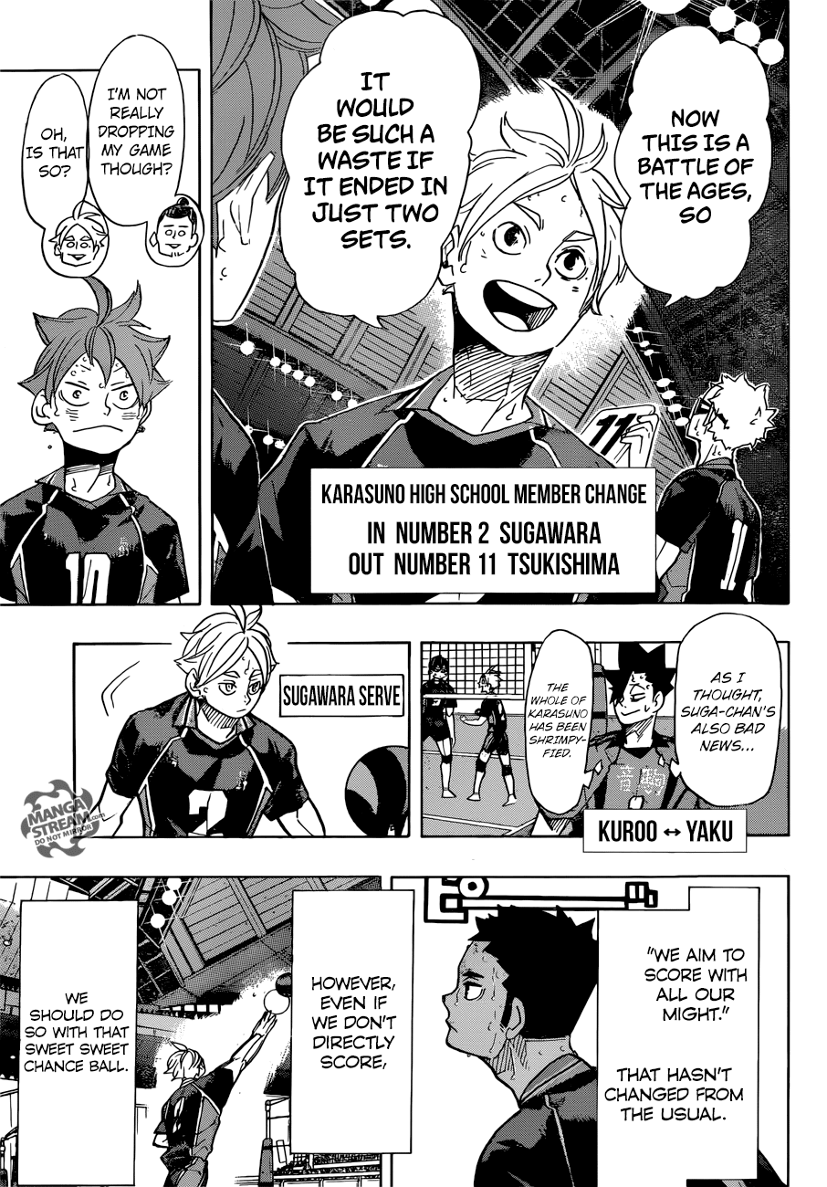 Haikyuu!!, Chapter 313 image 05